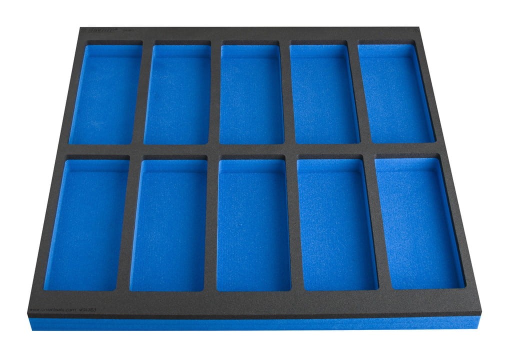 Wkładka piankowa SOS do szerokiej szafki narzędziowej stołu modułowego 570x560 Unior (625587) vl990WD3