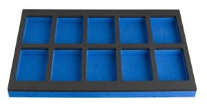 Wkładka piankowa SOS do wąskiej szafki narzędziowej stołu modułowego Unior (625590) vl990ND2