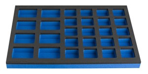 Wkładka piankowa SOS do wąskiej szafki narzędziowej stołu modułowego Unior (625592) vl990ND4