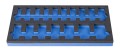 Zestaw długich nasadek 1/2" na wkłąadce SOS /17 Unior (625332) 964/55SOS