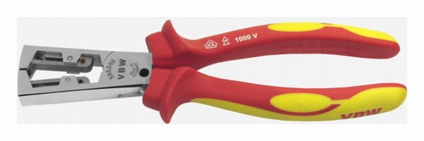 Szczypce do ściągania izolacji VDE 1000V 0,5-5,0mm 160mm samonastawne szczęki wzmocnione 595 87595205 VBW