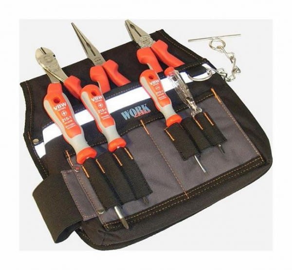 Zestaw szczypiec chromowanych i wkrętaków w pokrowcu 7szt. 800C 87800085 VBW