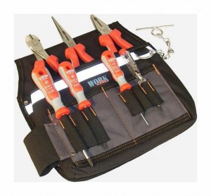 Zestaw szczypiec chromowanych i wkrętaków w pokrowcu 7szt. 800C 87800085 VBW