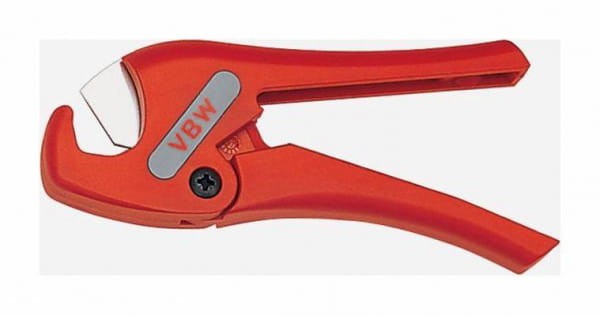 Obcinak do rur z tworzyw sztucznych do max. 26mm L 200mm z grzechotką 978/3 87978205 VBW