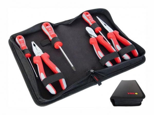 Zestaw szczypiec i wkrętaków 6szt. chromowane 80CS 87800010 VBW