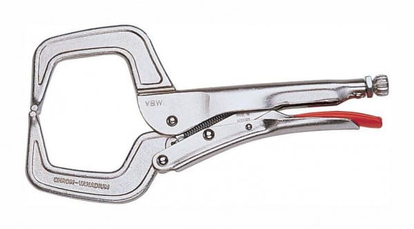 Szczypce zaciskowe klamrowe typu C L 280mm rozwarcie 105mm 197/1 87197005 VBW
