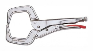 Szczypce zaciskowe klamrowe typu C L 280mm rozwarcie 105mm 197/1 87197005 VBW