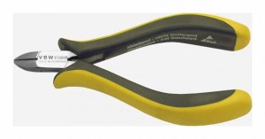 Szczypce tnące boczne ESD dla elektroników MINI wysmukłe 120mm antystatyczne 613 87613005 VBW