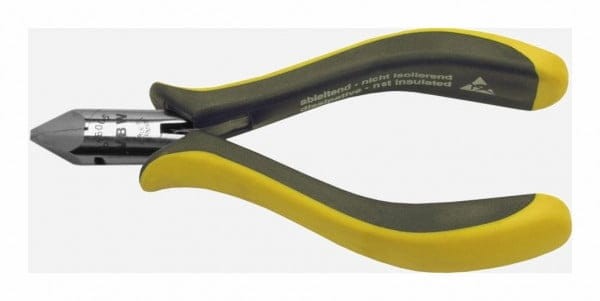 Szczypce tnące boczne ESD dla elektroników wysmukłe zaostrzone szczęki 120mm antystatyczne 616 87616005 VBW