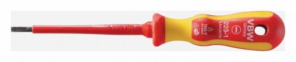 Wkrętak płaski VDE 1000V 0,6x3,5x100 L 185 mm 223/1 87223110 VBW