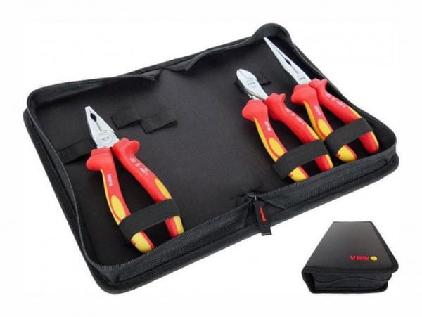 Zestaw szczypiec 3szt. VDE 1000V chromowane 86 87860005 VBW