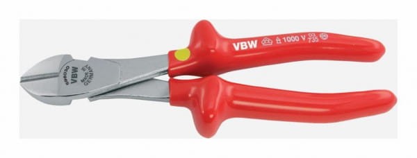 Szczypce tnące boczne wzmocnione VDE 1000V 200mm szczęki wzmocnione 598-0 87598030 VBW