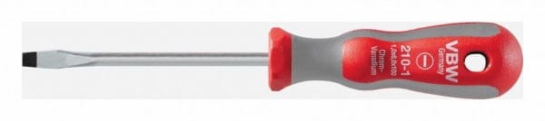 Wkrętak płaski 0,8x5x150mm rękojeść z otworem 210/1 87210125 VBW
