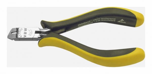 Szczypce tnące ukośne ESD dla elektroników 125mm wysmukłe odgięte 55 stopni antystatyczne 617 87617005 VBW
