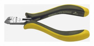 Szczypce tnące ukośne ESD dla elektroników 125mm ostrza bez skosu antystatyczne 618 87618005 VBW