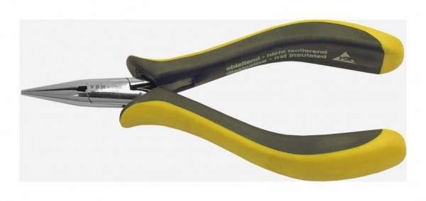 Szczypce półokrągłe ESD dla elektroników 130mm antystatyczne 612 87612005 VBW