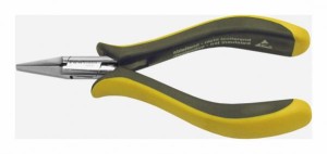 Szczypce płaskie ESD dla elektroników 130mm antystatyczne 610 87610005 VBW