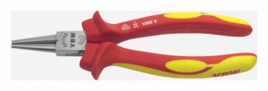 Szczypce okrągłe krótkie VDE 1000V 160mm szczęki wzmocnione 601 87601105 VBW