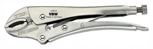 Szczypce zaciskowe L 250mm rozwarcie 50mm z obcinakiem do drutu 195 87195010 VBW