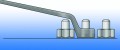 Klucz oczkowy 20x22 odsadzony dwustronny Unior (600526) 180/1