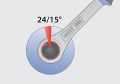 Pokrętło 1/2" jednokierunkowe 252 Unior (600909) 190.9/2BI