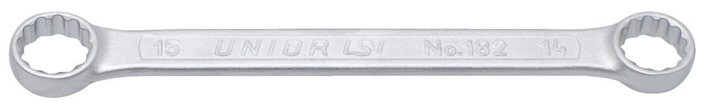 Klucz oczkowy 14x15 dwustronny płaski Unior (612008) 182/2A Wyprzedaż