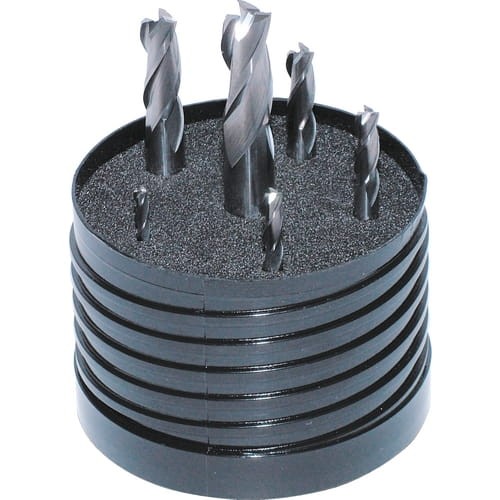 Frezy węglikowe 3-10mm trzpieniowe 3 ostrza 6szt. SwissTech SWT1614890A