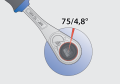 Pokrętło 1/2" z mechanizmem zapadkowym przegubowe 1/2" Unior (618369) 190.1/1FBI AP Wyprzedaż