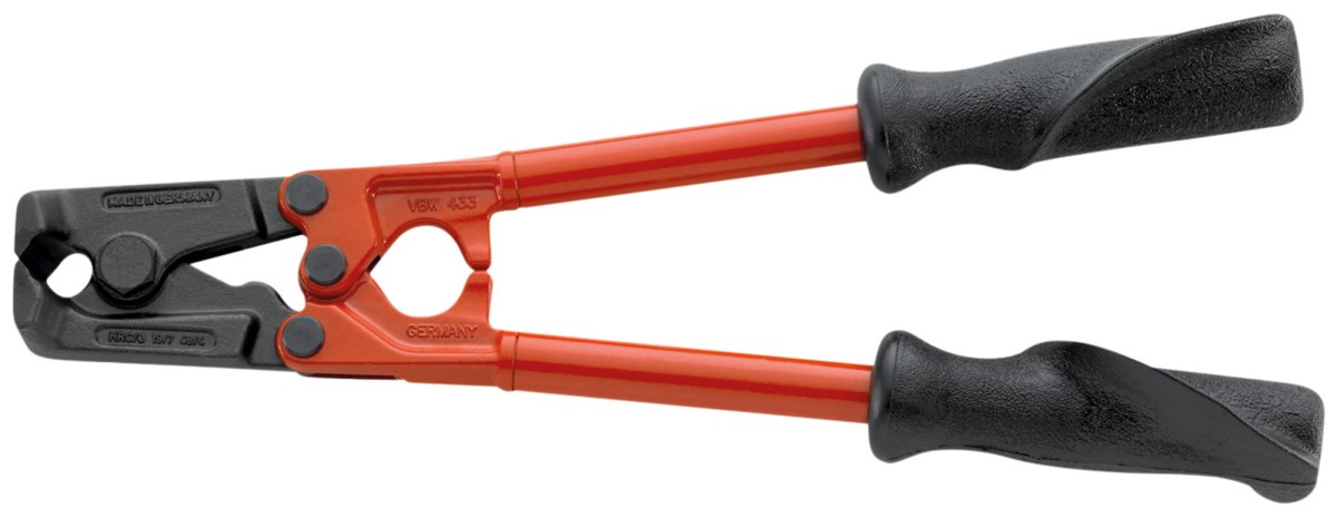 Nożyce dźwigniowe L 370mm COMBI CUT czołowe do prętów i sworzni szczęki wzmocnione 433v 87433040 VBW