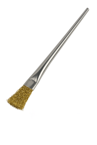 Pędzel metalowy mosiężny pędzelek do past, smarów i farb Metalmedia MTM