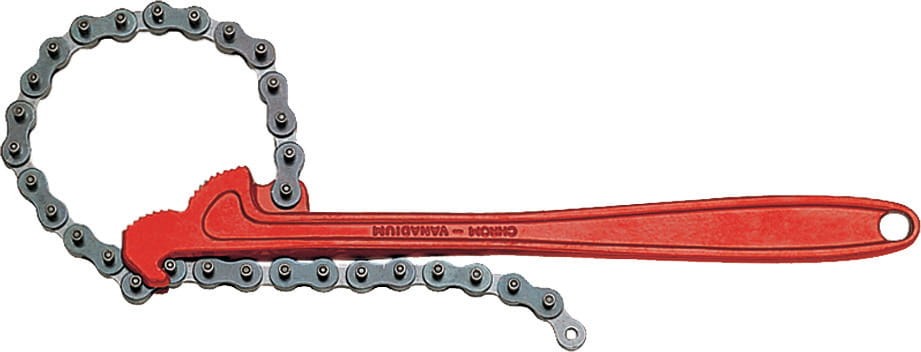 Klucz łańcuchowy do rur 3/4"-4" długość łańcucha 440mm L 300mm lekki 129 87129005 VBW