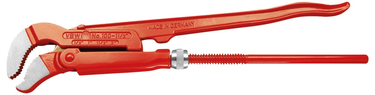 Klucz do rur kształt typu S 1.1/2" szczęki wzmocnione 100 87100015 VBW