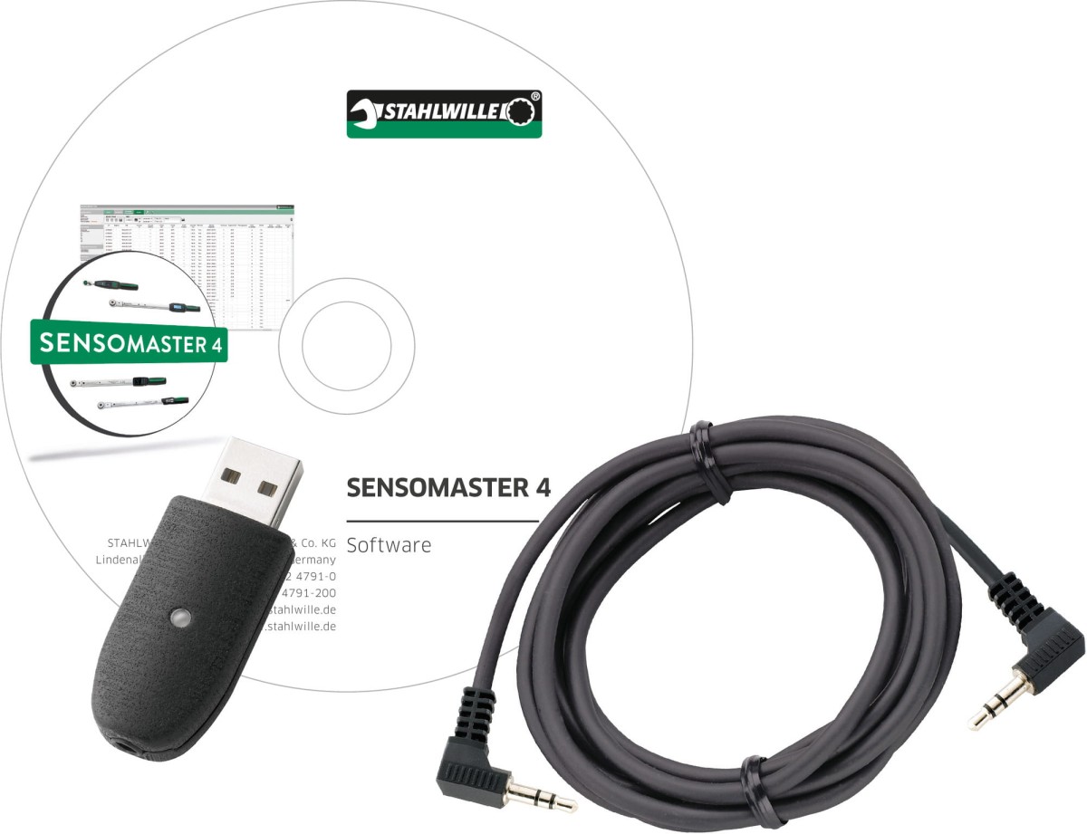 USB adapter i oprogramowanie do SENSOMASTER 4 Stahlwille 96583630