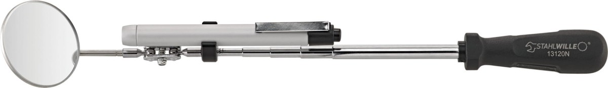 Lusterko teleskopowe okrągłe fi 55mm podświetlane Stahlwille 77480002