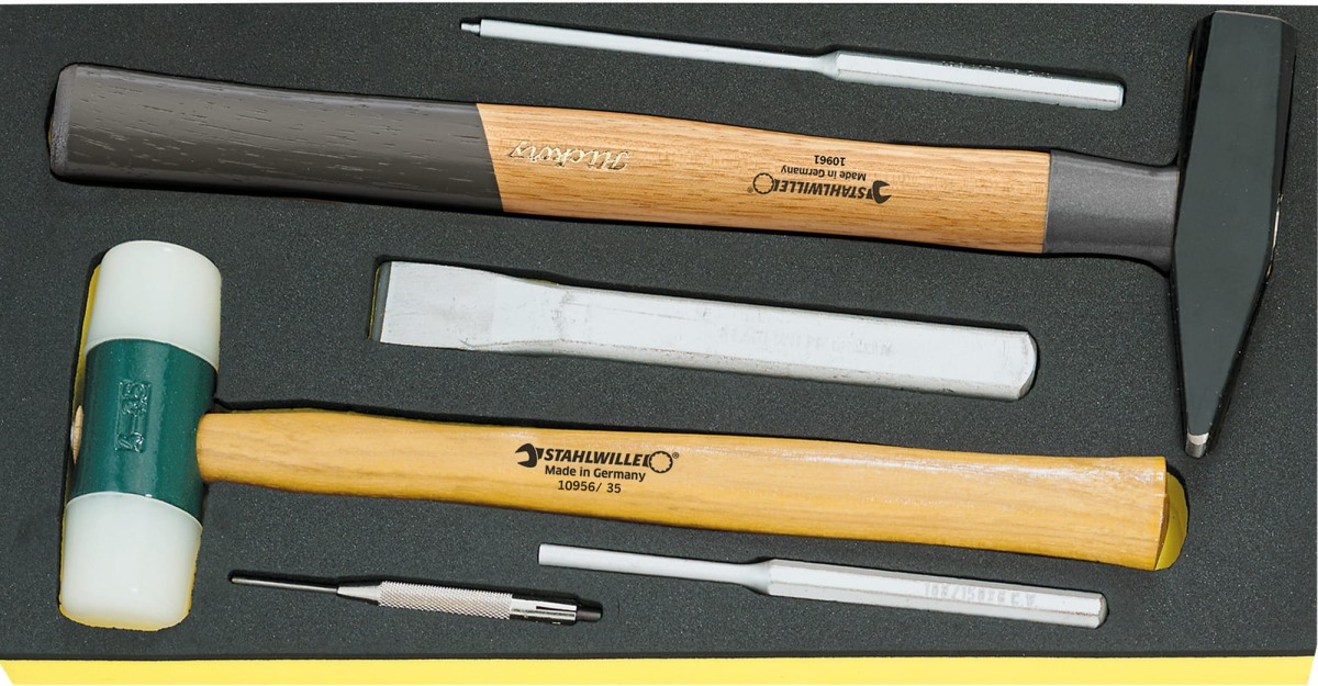 Zestaw TCS 1/3 narzędzi do młota z młotkami 5-Częściowy Stahlwille 96838181
