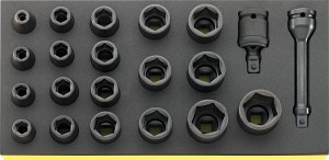 Zestaw TCS 1/3 narzędzi Impact 1/2" 21-el. Stahlwille 96838791