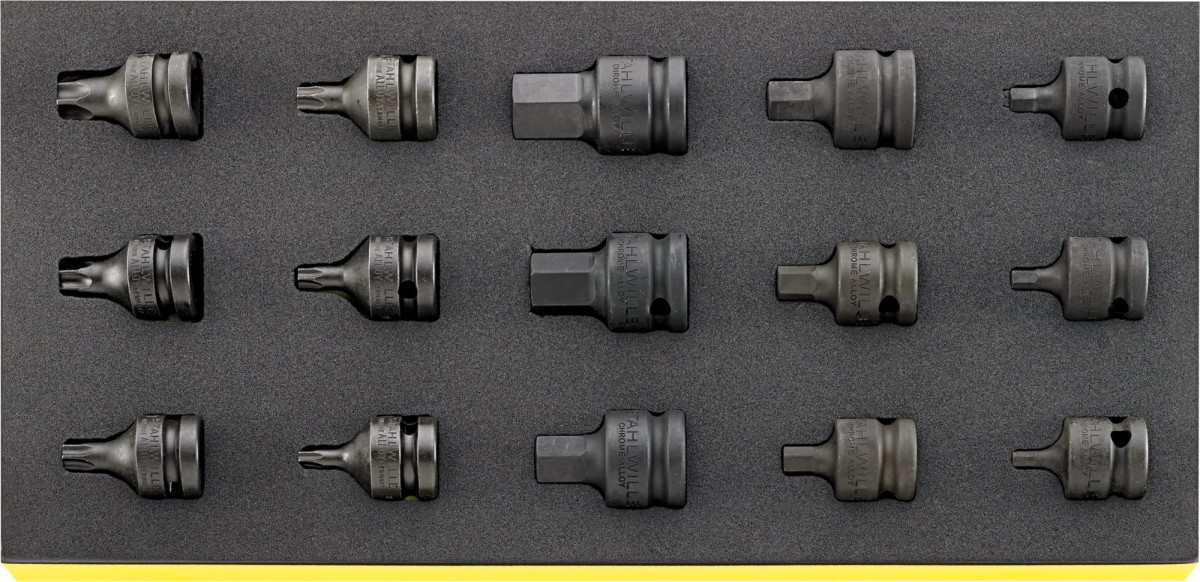 Zestaw TCS 1/3 narzędzi Impact 1/2" 15-el. Stahlwille 96838792