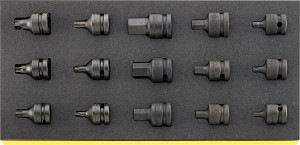 Zestaw TCS 1/3 narzędzi Impact 1/2" 15-el. Stahlwille 96838792
