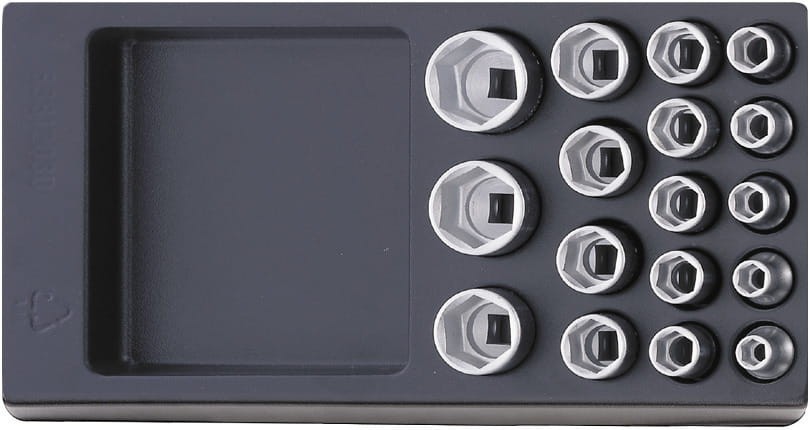 Zestaw ABS 1/3 nasadek 1/2" 6-kątnych 10-32mm 17-Częściowy Stahlwille 96838112