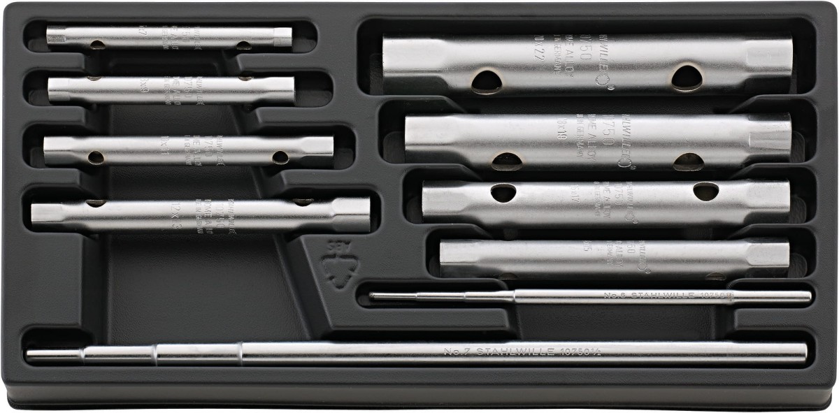 Zestaw ABS 1/3 kluczy rurowych 6-22mm 10-Częściowy Stahlwille 96838168