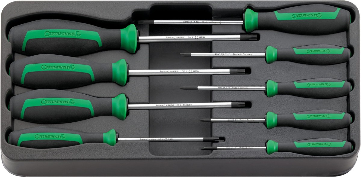 Zestaw ABS 1/3 wkrętaków typu Torx 9-Częściowy Stahlwille 96838217