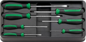 Zestaw ABS 1/3 wkrętaków płaskich i krzyżowych 7-Częściowy Stahlwille 96838236
