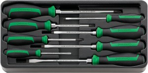 Zestaw ABS 1/3 wkrętaków płaskich i krzyżowych 8-Częściowy Stahlwille 96838238