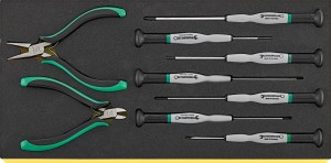 Zestaw TCS 1/3 narzędzi dla elektroników 9-el. Stahlwille 96838787