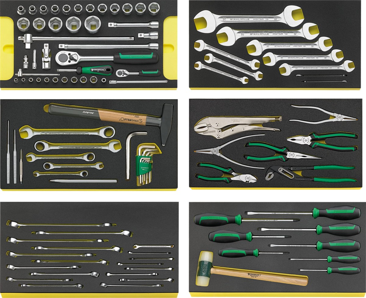 Zestaw narzędzi 806/6 w Wytłoczkach TCS do Skrzyni 13217 Stahlwille 97830207