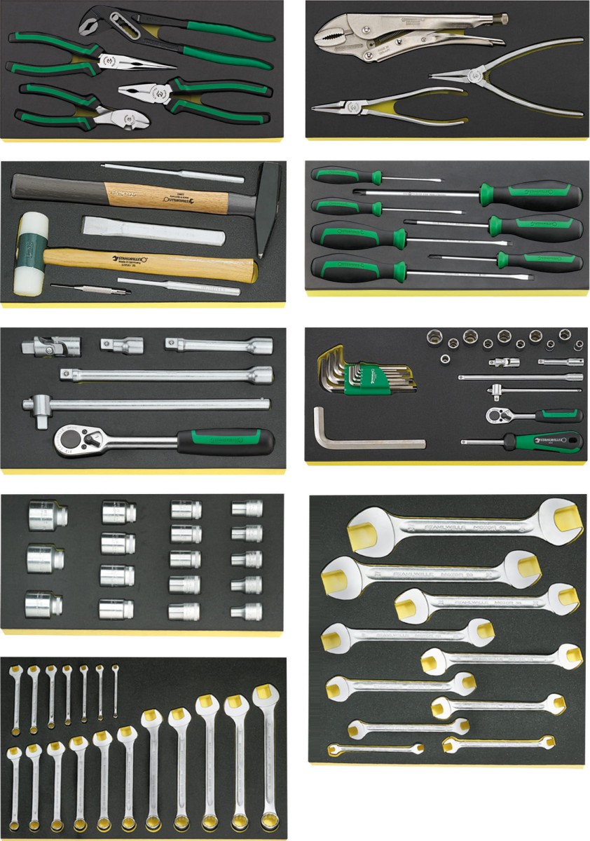 Zestaw TCS 98 narzędzi w modułach TCS Stahlwille 98830004