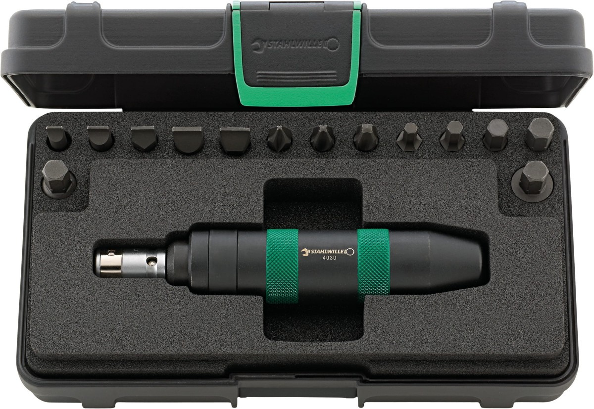 Zestaw wkrętak udarowy z zestawem końcówek Stahlwille 96323001