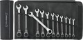 Zestaw kluczy płasko-oczkowych z grzechotką 8-19mm 12-elementowy (8,9,10,11,12,13,14,15,16,17,18,19mm) Stahlwille 96411712