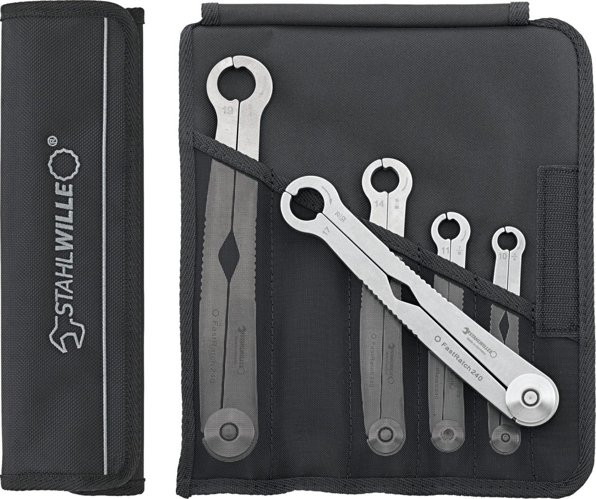 Zestaw kluczy oczkowych otwartych szybkich 5-elementowy Stahlwille 96411005