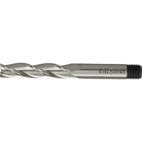 Frez gwintowany 12mm HSS-Co 3 ostrza kobaltowy długi SwissTech SWT1633412A